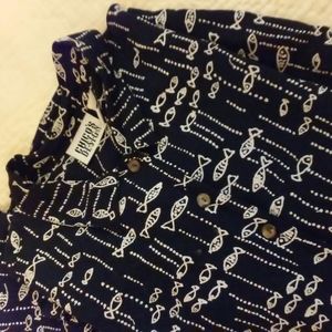 Chico's short sleeve shirt & capris to match,